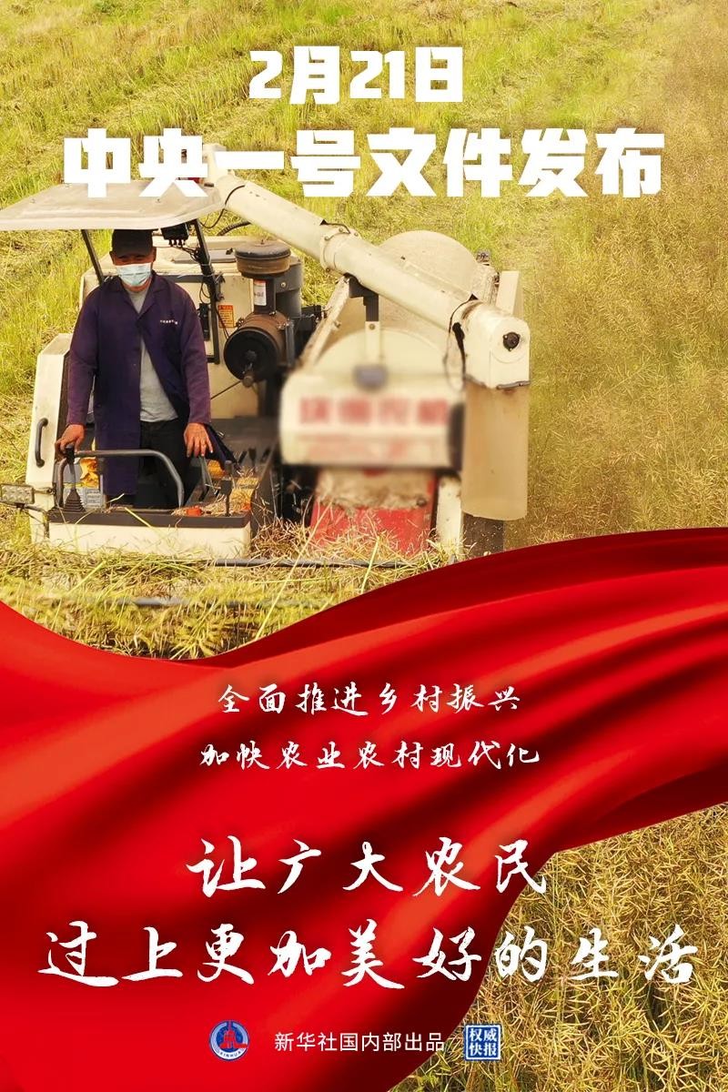 全面推進鄉(xiāng)村振興！2021中央一號文件來了！
